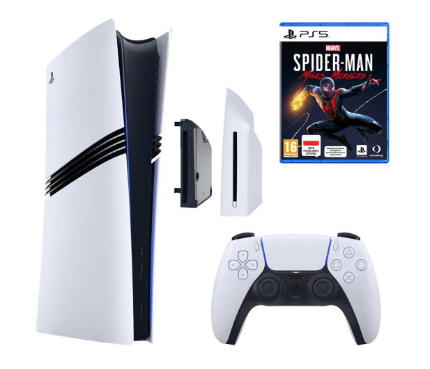 Sony PlayStation 5 Pro + Disc Drive+ Spider-Man Miles Morales - 1294339 - zdjęcie